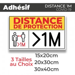 Adhesif- Covid-19_Distance de Protection