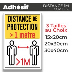 Adhesif- Covid-19_Distance de Protection