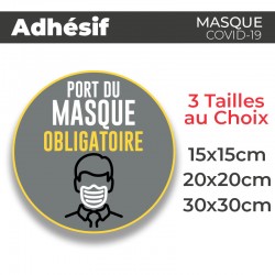 Adhesif- Covid-19_Masque Obligatoire