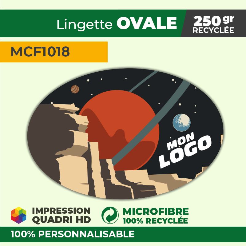 Lingette OVALE | Recyclée 250g