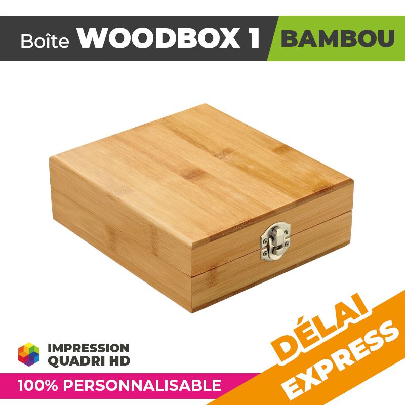 Boîte en Bambou Personnalisée | WOODBOX 1