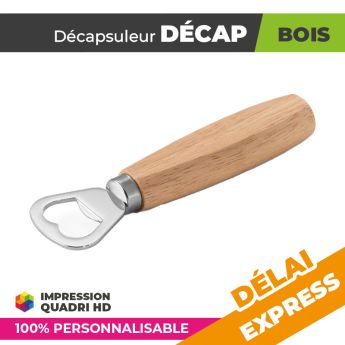 Décapsuleur en Bois Personnalisé | DECAP