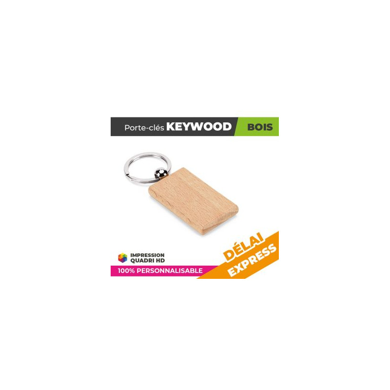 Porte-clés rectangulaire | KEYWOOD