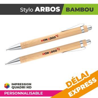 Stylo Personnalisé en Bambou - ARBOS
