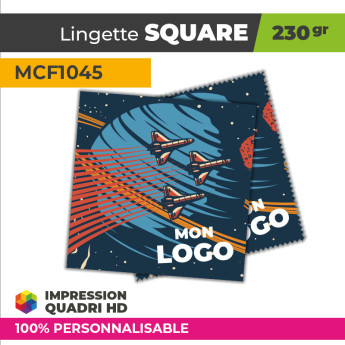 Lingette microfibre 230g carrée
