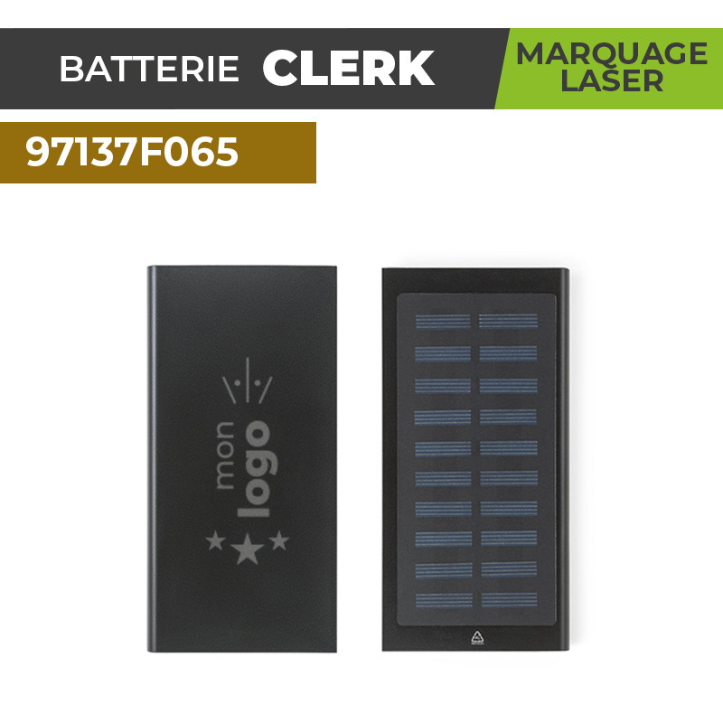 Batterie nomade personnalisée CLERK