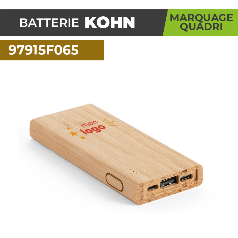 Power bank Personnalisé KOHN