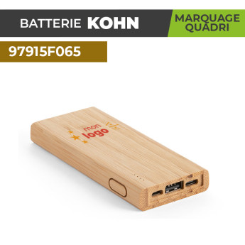 Power bank Personnalisé KOHN