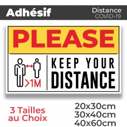 Adhesif- Covid-19_Keep your Distance